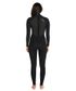 O'Neill Women's Focus 4/3mm Steamer Sealed Back Zip Wetsuit - Black