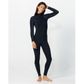 O'Neill Womens HyperFreak 3/2+ Steamer Back Zip Wetsuit - Black
