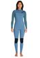 O'Neill Women's Hyperfreak Chest Zip 3/2- Dusty Blue