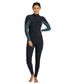 O'Neill Women's Hyperfreak Fire Chest Zip Wetsuit 3/2mm - Black/Shade