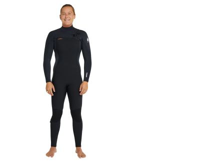 O'Neill Women's Hyperfreak Fire Chest Zip Wetsuit 3/2mm - Black