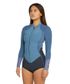 O'Neill Women's Hyperfreak Front Zip Long Sleeve Spring Suit 2mm - Dusty Blue