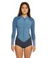 O'Neill Women's Hyperfreak Front Zip Long Sleeve Spring Suit 2mm - Dusty Blue