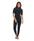 O'Neill Women's Hyperfreak Short Sleeve Steamer 2mm Wetsuit - Black