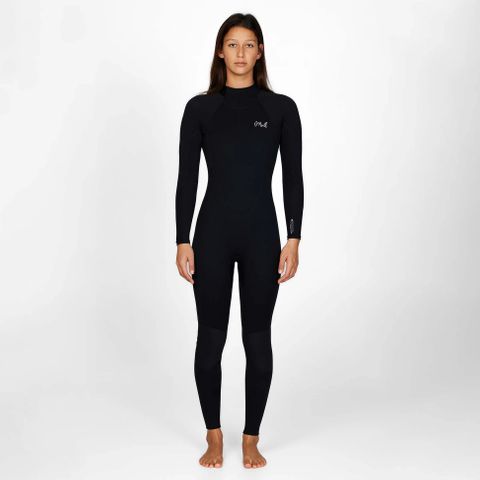 O'Neill Women's Reactor 4/3mm GBS Steamer Wetsuit - Black
