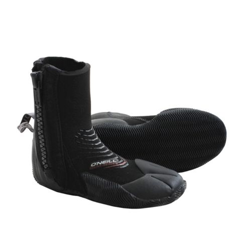 O'Neill Youth Heat RT Boot W/Zip 3MM - Black