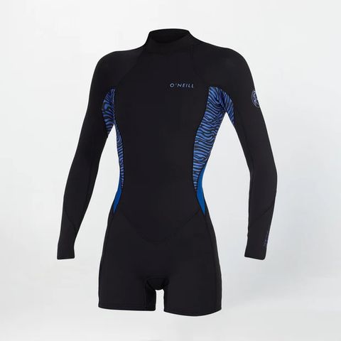 O'Neill Bahia 2mm Long Sleeve Boyleg Spring Suit Back Zip - Jungle Surf 