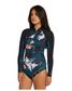 O'Neill Bahia Cheeky Long Sleeve Front Zip Springsuit 2mm - Hibiscus