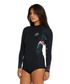 O'Neill Bahia Long Sleeve Back Zip Mid Spring Suit 2mm- Black Hibiscus