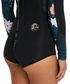 O'Neill Bahia Long Sleeve Back Zip Mid Spring Suit 2mm- Black Hibiscus