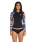 O'Neill Bahia Long Sleeve Full Zip Jacket 1.5mm Black/ Navy Tropical