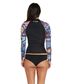 O'Neill Bahia Long Sleeve Full Zip Jacket 1.5mm Black/ Navy Tropical