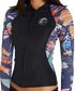 O'Neill Bahia Long Sleeve Full Zip Jacket 1.5mm Black/ Navy Tropical