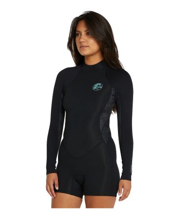 O'Neill Bahia Long Sleeve Mid Spring Suit 2mm - Black / Night Jungle