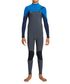 O'Neill Boy's Hyperfreak Chest Zip Wetsuit 4/3 - Graphite/Bali Blue