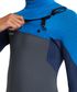 O'Neill Boy's Hyperfreak Chest Zip Wetsuit 4/3 - Graphite/Bali Blue