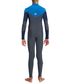 O'Neill Boy's Hyperfreak Chest Zip Wetsuit 4/3 - Graphite/Bali Blue