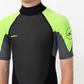 O'Neill Boy's Reactor 2mm Short Sleeve Spring Suit Back Zip - Lime Black