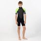 O'Neill Boy's Reactor 2mm Short Sleeve Spring Suit Back Zip - Lime Black