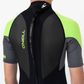 O'Neill Boy's Reactor 2mm Short Sleeve Spring Suit Back Zip - Lime Black