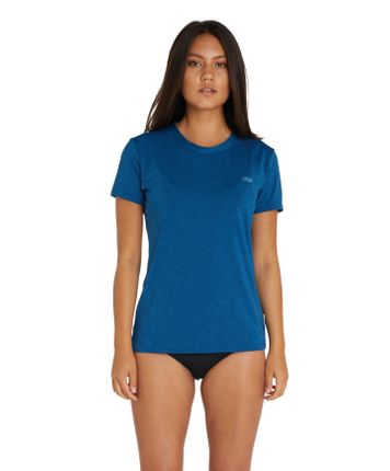 O'Neill Blueprint Women's Short Sleeve UV Surf Tee - Deep Sea