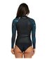 O'Neill Cruise Front Zip Long Sleeve Cheeky Spring Suit 2mm- Black Hibiscus