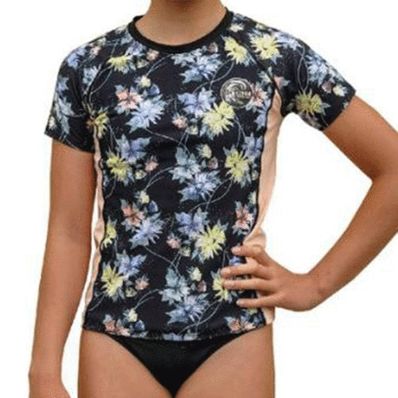 O'Neill Dahila Girls Short Sleeve Uvt - Floral