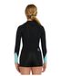 O'Neill Girl's Bahia Long Sleeve Back Zip Mid Springsuit - Black/Aqua