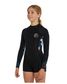 O'Neill Girl's Bahia  Long Sleeve Spring Suit  2mm - Black/Hibiscus