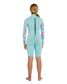 O'Neill Girl's Bahia LS Long Spring Suit 2mm - Aqua/Aqua/Wavedye