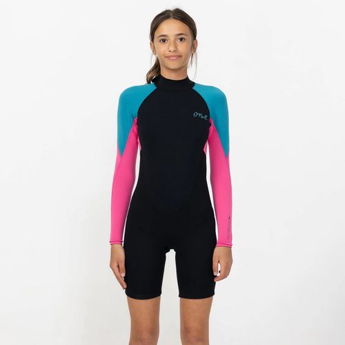 O'Neill Girl's Reactor 2mm Long Sleeve Long Spring Suit - Blue Curacao
