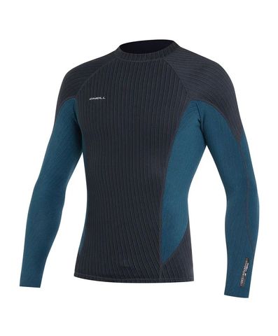 O'Neill Hyperfreak 1.5mm Long Sleeve Wetsuit Jacket - Gunmetal/Cadet