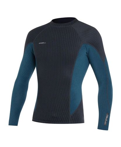 O'Neill Hyperfreak 1.5mm Long Sleeve Wetsuit Jacket - Gunmetal/Cadet