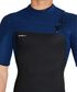 O'Neill Hyperfreak Chest Zip Short Sleeve Steamer 2mm - Marine