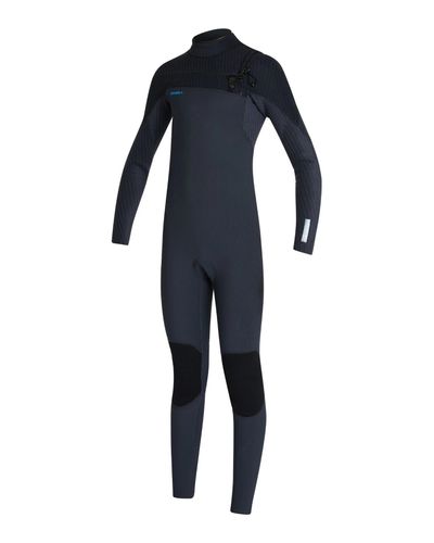 O'Neill Hyperfreak Boy's Chest Zip Steamer 3/2mm - Gunmetal