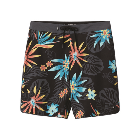 O'Neill HyperFreak Mysto Scallop 19" Boardshorts - Black