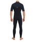 O'Neill Hyperfreak Short Sleeve Chest Zip Steamer 2mm - Black