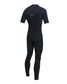 O'Neill Hyperfreak Short Sleeve Chest Zip Steamer 2mm - Black