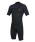 O'Neill Hyperfreak Short Sleeve Springsuit Chest Zip Wetsuit 2mm - Black