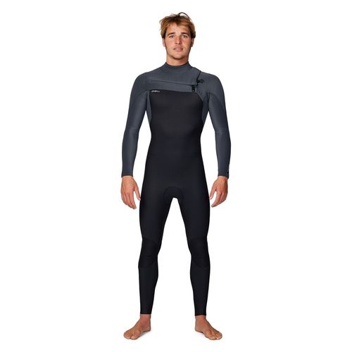 O'Neill Hyperfreak Steamer Chest Zip 3/2 - Black/Graphite