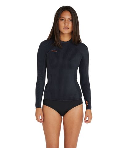 O'Neill  Hyperfreak Women's Long Sleeve Wetsuit Jacket - Black