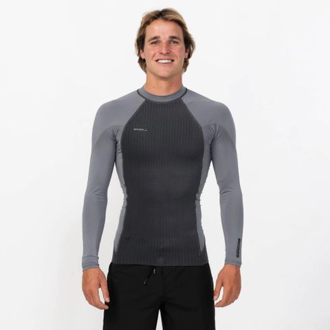O'Neill HyperFreak TB3X Neo/Lycra Wetsuit Jacket - Smoke