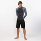 O'Neill HyperFreak TB3X Neo/Lycra Wetsuit Jacket - Smoke