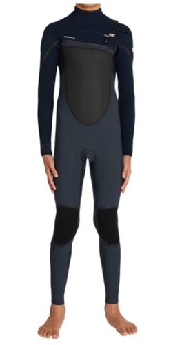 O'Neill Kid's Hyperfreak&nbsp; Steamer Chest Zip 3/2&nbsp; - Gunmetal