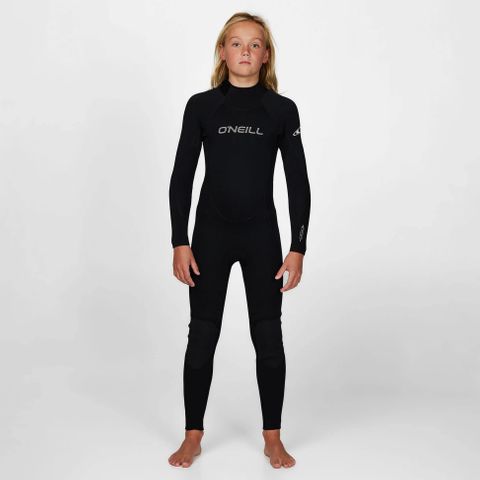 O'Neill Kid's Reactor 4/3mm GBS Steamer Wetsuit - Black