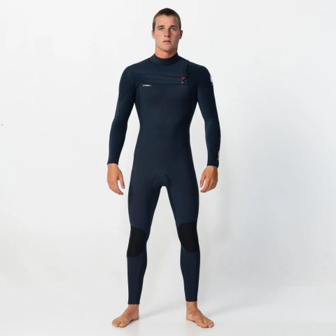 O'Neill Men's HyperFire 4/3mm Steamer Chest Zip - Carbon Blue