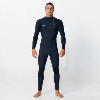 O'Neill Men's HyperFire 4/3mm Steamer Chest Zip - Carbon Blue