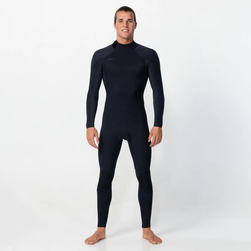 O'Neill Men's HyperFreak 4/3+ Steamer Back Zip - Black