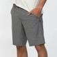 O'Neill Portola Slub Check 20" Hybrid Short - Gargoyle