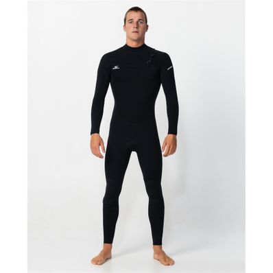 O'Neill Reactor 2 GBS Full 3/2MM Back Zip Steamer Wetsuit - Black